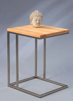 CASAVANTI Beistelltisch 38 x 62 x 43 cm Holz massiv braun