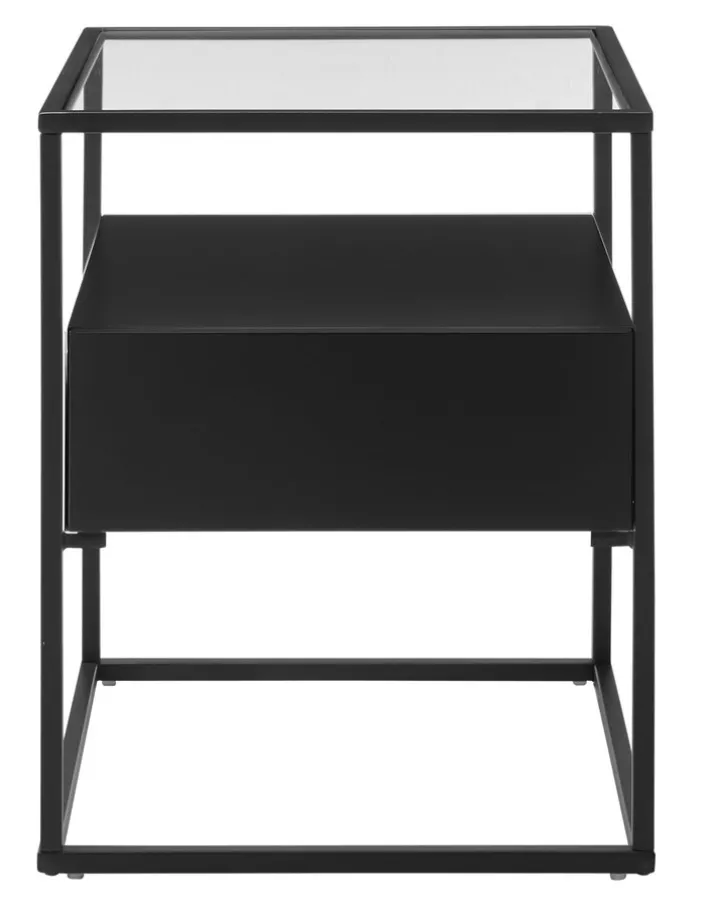 CASAVANTI Beistelltisch EVORA schwarz