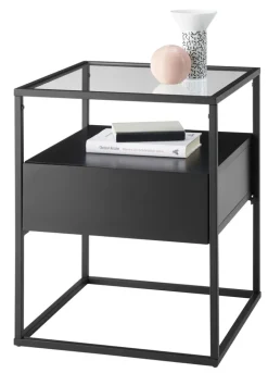 CASAVANTI Beistelltisch EVORA schwarz