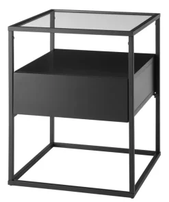 CASAVANTI Beistelltisch EVORA schwarz