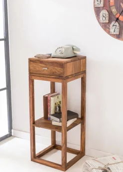 CASAVANTI Beistelltisch MUMBAI 35 x 35 cm braun