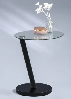 CASAVANTI Beistelltisch ONDA schwarz/ Glas