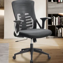 CASAVANTI Bürostuhl 65 x 104 x 65 cm Stoff schwarz