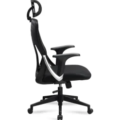 CASAVANTI Bürostuhl 65x123x65 cm Stoff schwarz