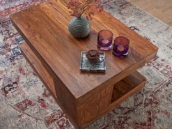 CASAVANTI Couchtisch 60 x 90 cm Sheesham massiv