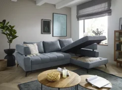 CASAVANTI Couchtisch ASSUAN 55x55 cm Metall Eiche