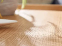 CASAVANTI Couchtisch rund 78 cm Schwarz/ Eiche