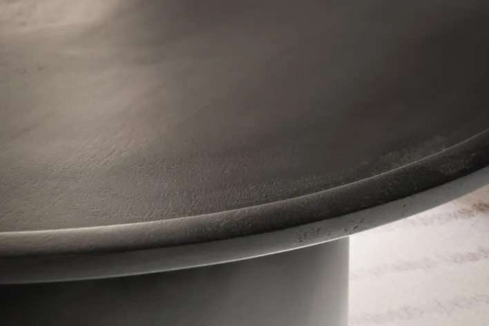 CASAVANTI Couchtisch 60x40 cm Massivholz Mango schwarz