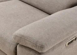 CASAVANTI Ecksofa NINA L 164 x 272 cm stonegrau