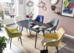 CASAVANTI Esstisch 150 x 90 cm schwarz