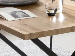 CASAVANTI Esstisch 160 x 90 cm braun/schwarz