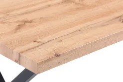 CASAVANTI Esstisch 160 x 90 cm braun/schwarz