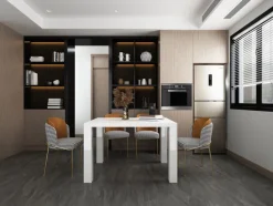 CASAVANTI Esstisch 120-240 x 80 cm weiß