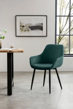 CASAVANTI Esszimmerstuhl 2er Set grün/schwarz