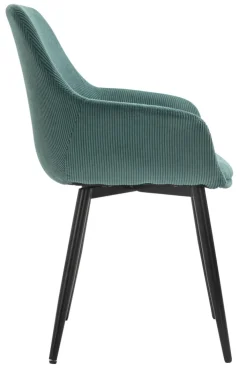 CASAVANTI Esszimmerstuhl 2er Set grün/schwarz