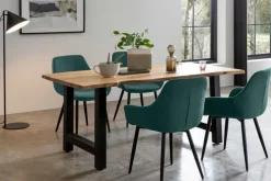 CASAVANTI Esszimmerstuhl 2er Set grün/schwarz