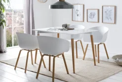 CASAVANTI Esszimmerstuhl 2er Set weiß