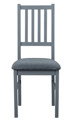 CASAVANTI Esszimmerstuhl NICLAS 7.1 2er Set Massivholz grau