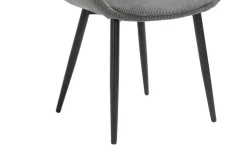 CASAVANTI Esszimmerstuhl 2er Set grau/schwarz