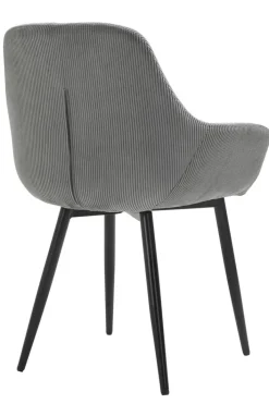 CASAVANTI Esszimmerstuhl 2er Set grau/schwarz