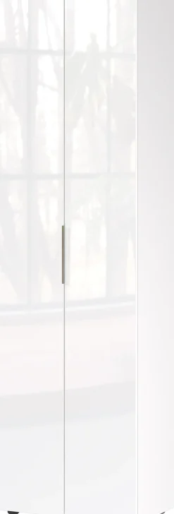 CASAVANTI Garderobenschrank GENOVA 59 x 197 cm weiß