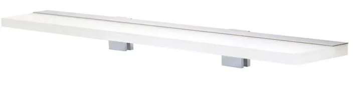 CASAVANTI LED Aufsatzleuchte ACHIM 50 cm chromfarbig/ weiß