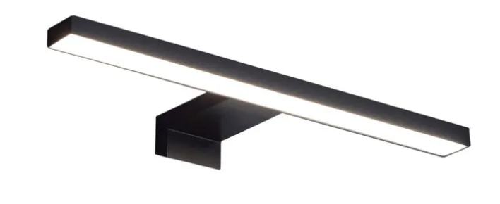 CASAVANTI LED Aufsatzleuchte 30 cm breit Glas/schwarz