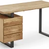 CASAVANTI Schreibtisch 140 x 60 cm Eiche massiv