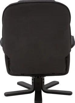 CASAVANTI Sessel mit Hocker 2-teilig grau