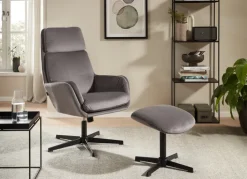 CASAVANTI Sessel Set 2-tlg. dunkelgrau