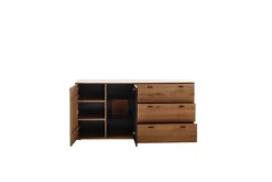 CASAVANTI Sideboard ASSINI 183x88 cm Ast/Balkeneiche