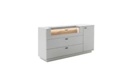 CASAVANTI Sideboard LISSABON modern white 165 x 84 cm