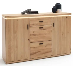 CASAVANTI Sideboard MADRID 150 x 95 cm Balkeneiche Bianco