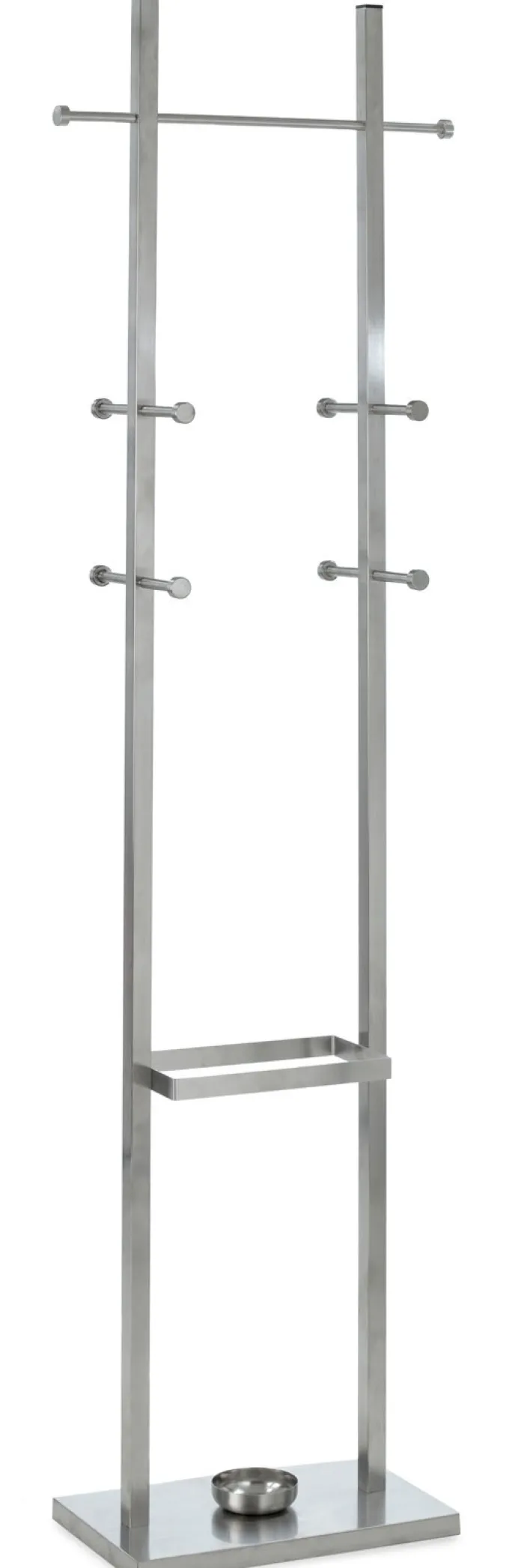 CASAVANTI Standgarderobe ANGELA silberfarbig