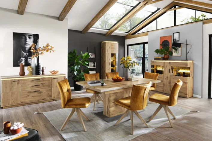 CASAVANTI Vitrine MODENA 75 x 209 cm Viking Oak