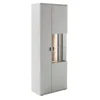 CASAVANTI Vitrine 2-türig LISSABON modern white 75 x 199 cm
