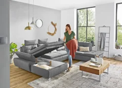 CASAVANTI Wohnlandschaft MADEIRA LL PRIMO anthrazit