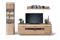 CASAVANTI Wohnwand BARCELONA Eiche braun