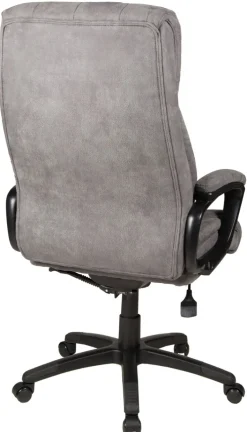 Chefsessel JOHN XXL 150 kg Schwarz/ Grau