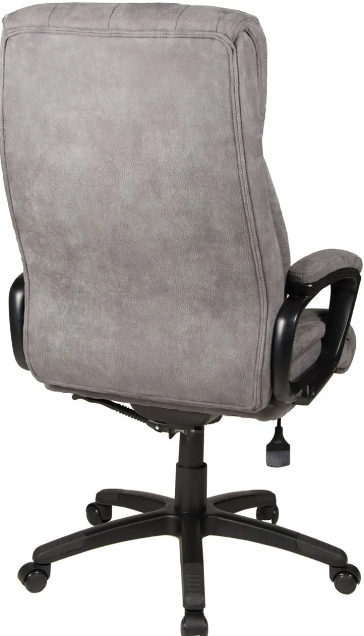 Chefsessel JOHN XXL 150 kg Schwarz/ Grau