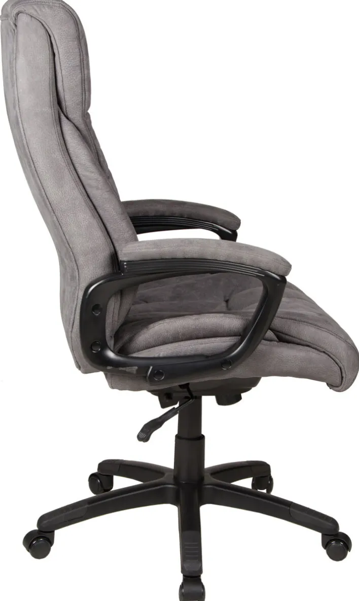 Chefsessel JOHN XXL 150 kg Schwarz/ Grau