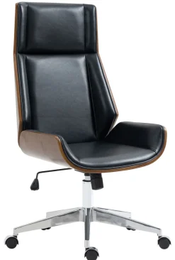 Chefsessel schwarz/ braun