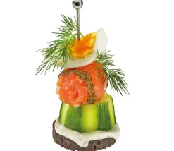 cilio Cocktail Picker 6er Set 10,5 cm Edelstahl