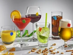 cilio Glasmarker-Set FANTASMA 12-teilig Silikon mehrfarbig