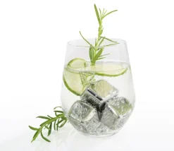 cilio Kühlwürfel Set STEEL 5-teilig Edelstahl silberfarbig