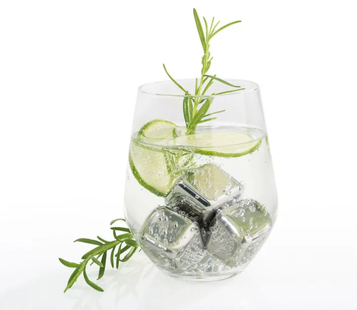 cilio Kühlwürfel Set STEEL 5-teilig Edelstahl silberfarbig