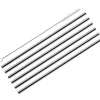 cilio Trinkhalme STEEL 7-teiliges Set silberfarbig
