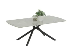 Cochtisch FRIEDA 120x68 cm Mamoroptik