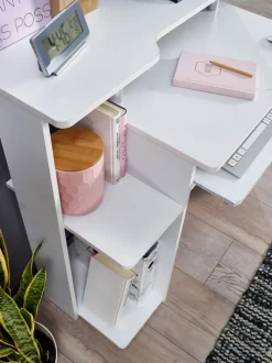 Computertisch 94 x 48,5 cm weiß