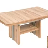 Couchtisch 120-160 x 70 cm Wildeiche furniert